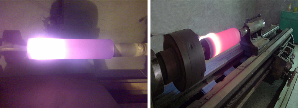 柱塞表麵熱噴塗陶瓷處理