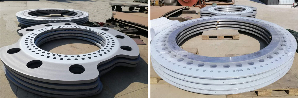 風電機組偏航製動盤熱噴塗修複