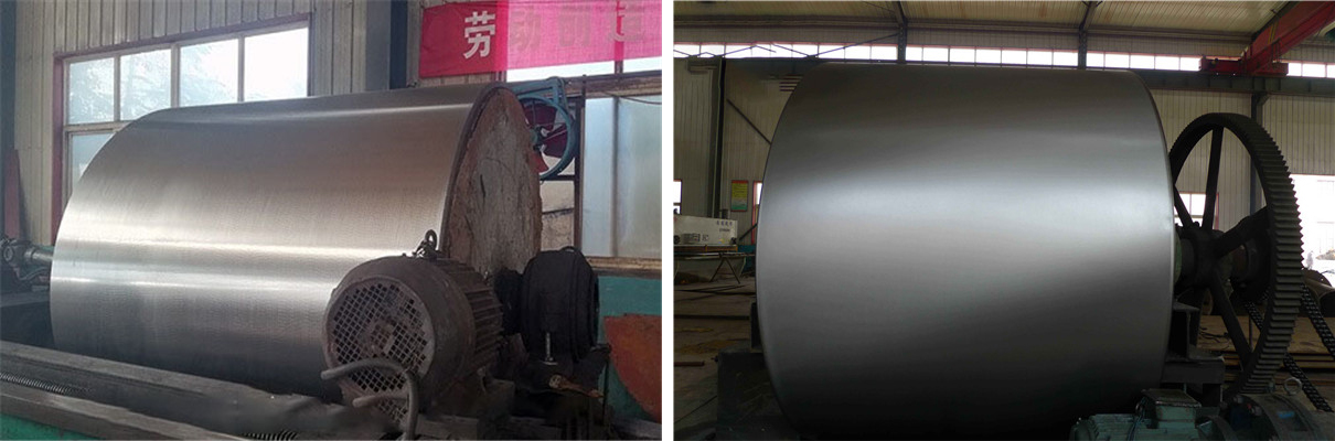 烘缸熱噴塗磨削的材料選和工藝簡介
