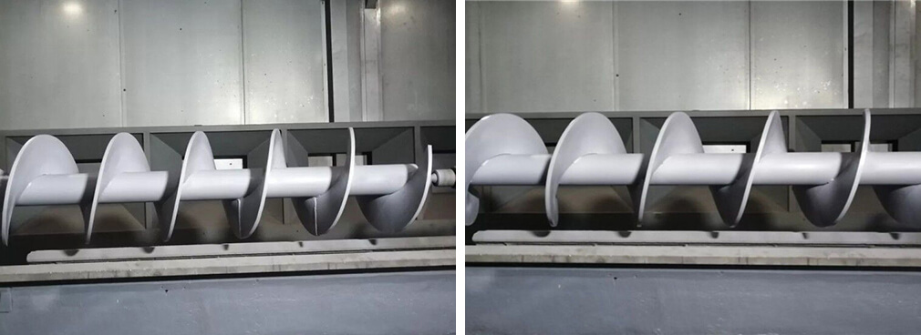 濰坊設備公司螺旋軸熱噴塗修複