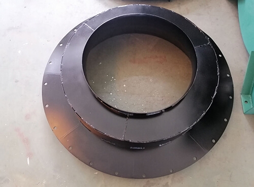 濟南天盟風機殼體特氟龍熱噴塗