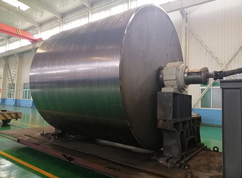 河南濮陽紙廠烘缸熱噴塗碳化鎢