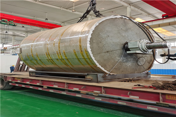 熱噴塗高鉻鉬合金修複受損造紙烘缸