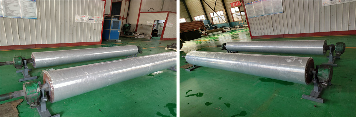 金屬熱噴塗技術噴塗鉬係塗層修複受損複卷機底輥