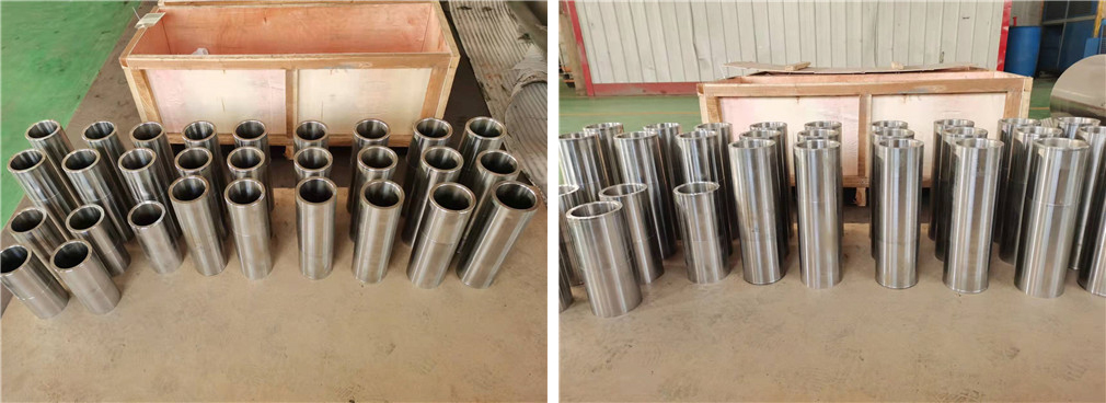 東營某公司石油工件套筒表麵超音速噴塗碳化鎢塗層