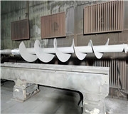 螺旋軸表麵超音速噴塗碳化鎢塗層