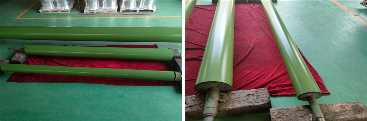 引紙輥表麵特氟龍噴塗強化