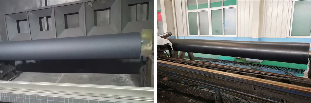 導網輥表麵噴塗陶瓷塗層