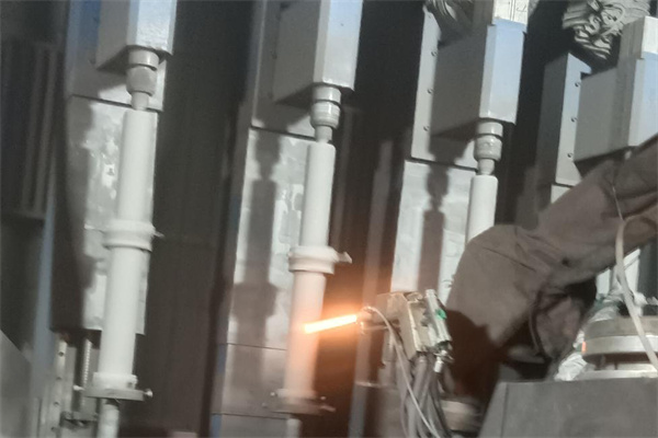 天盟公司金屬熱噴塗強化持續施工中