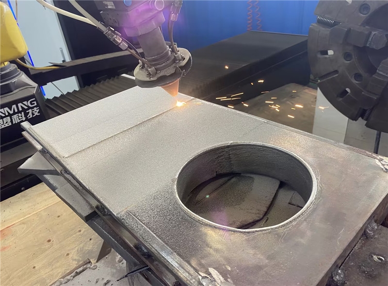 山東某公司輥表麵激光熔覆修複